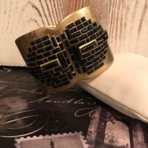 Lia Sophia - Black & Gold Bracelet